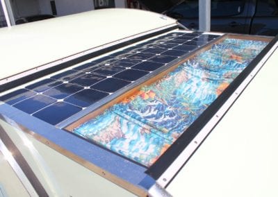 Solar Panel on Gidget Camper